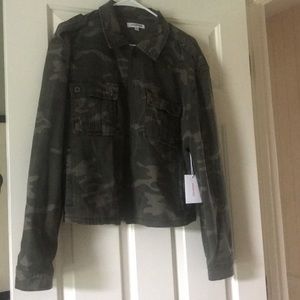 Good American Camo Jacket NWT